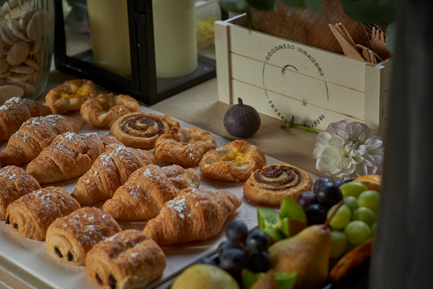 Breakfast & Brunch Grazing Table Bundle for 30