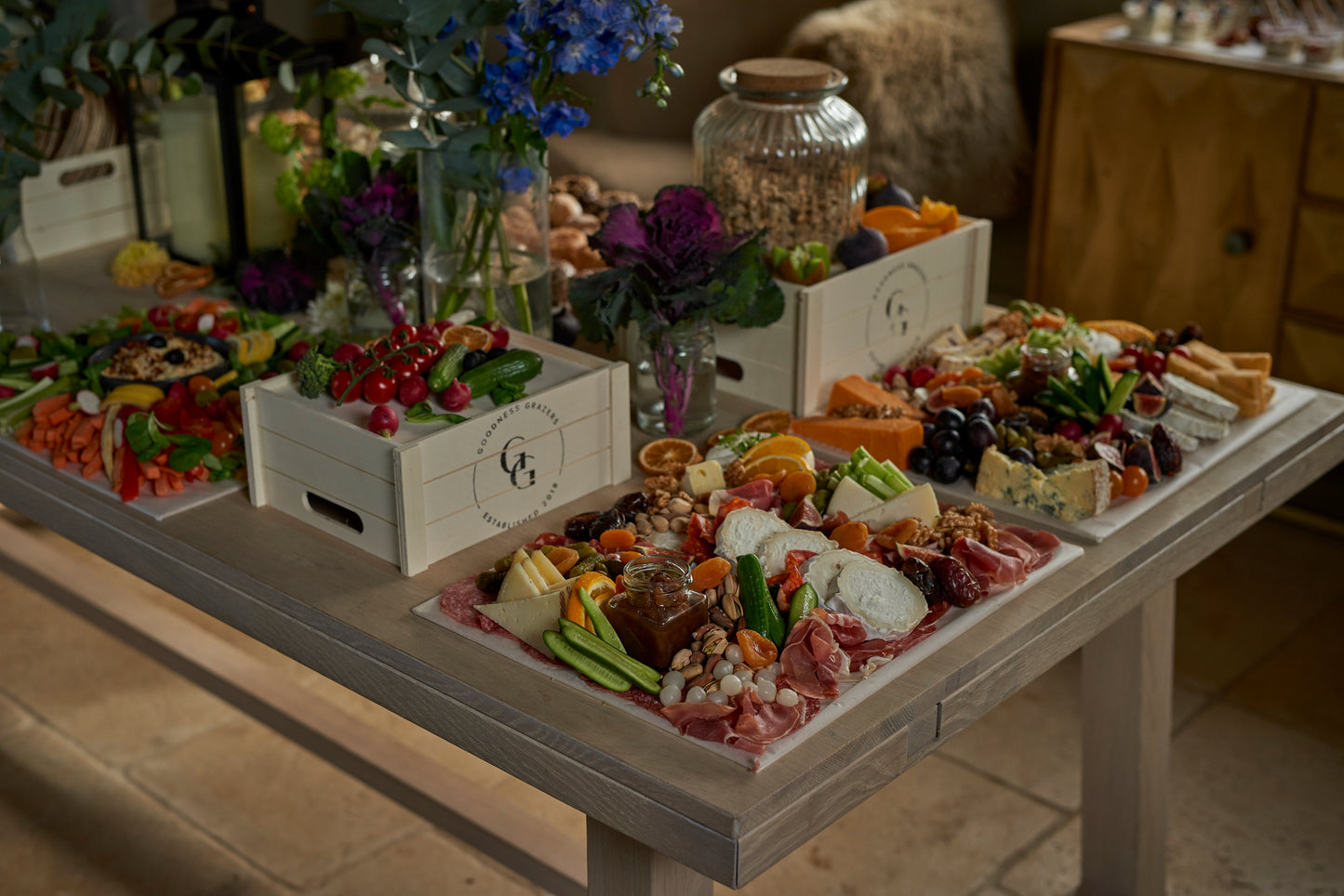 Classic Grazing Table Bundle for 100