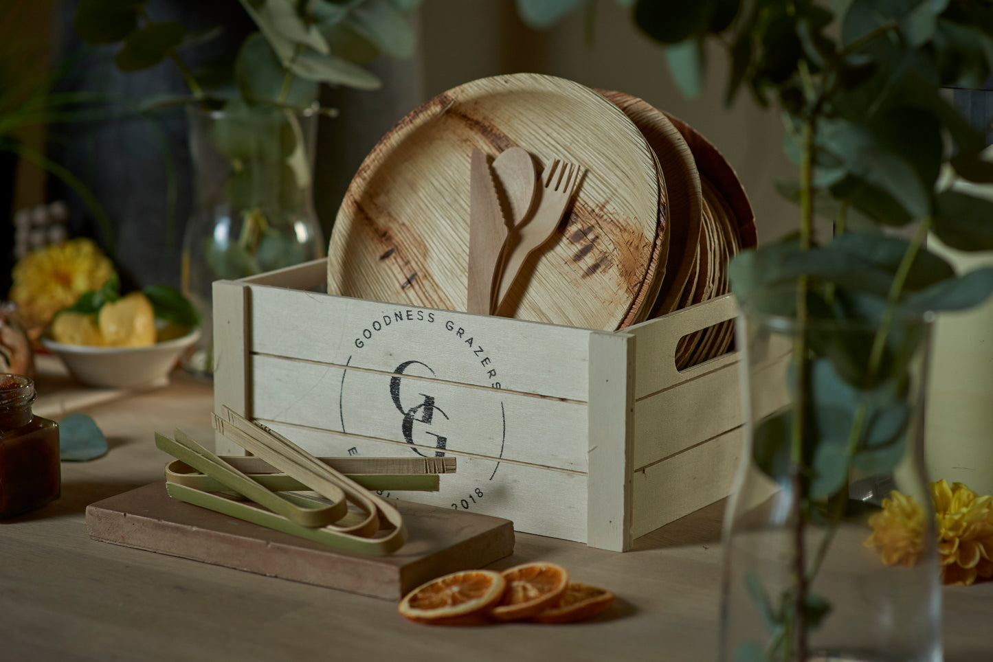 Compostable Wooden Cutlery Kit